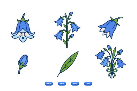 Bluebell Floral SVG Clipart Pack Review