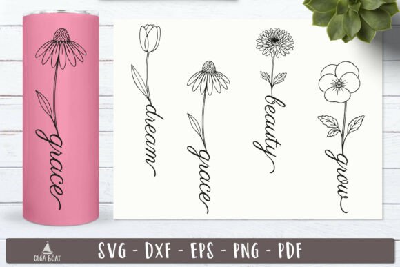 Floral Grace Grow Inspirational SVG Review