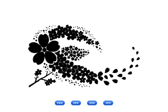 Floral Swirl SVG Clipart Graphics and Illustrations Review