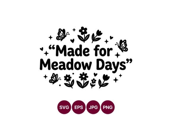 Made for Meadow Days Floral Vector Graphics and Illustrations Review