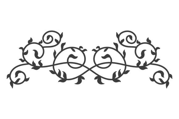 Ornate Swirl Decoration. Elegant Floral Graphics & Illustrations Review