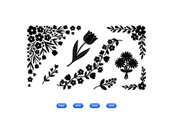 Rustic Floral SVG Silhouettes Embroidery Review